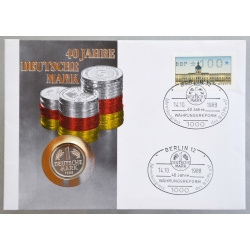 Numisbrief - Deutschland - 40 Jahre Deutsche Mark