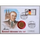 Numisbrief - Deutschland - Konrad Adenauer 1990
