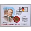 Numisbrief - Deutschland - Konrad Adenauer 1990