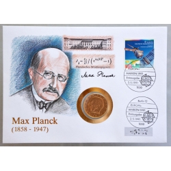 Numisbrief - Deutschland - Max Planck 1991